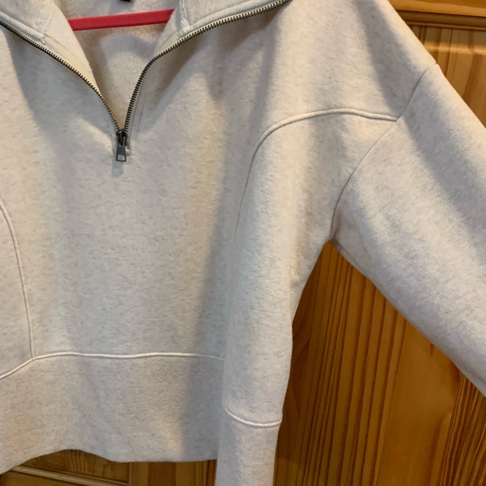 Universal Thread Cream Quarter-Zip Pullover - image 2